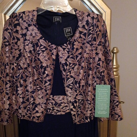 Jessica Howard Evening Dress size 12 NWT - Picture 4 of 8